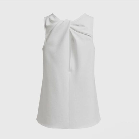 TIBI Structured Crepe Sleeveless White Tank NWT - Picture 12 of 13